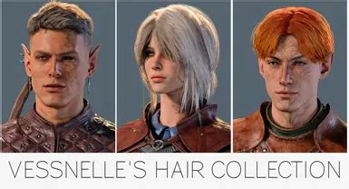 Vessnelle's Hair Collection at Baldur's Gate 3 Nexus - Mods and community