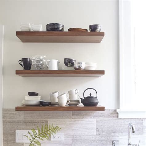 Ikea butcher Block Floating Shelves | AdinaPorter