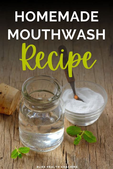 Homemade Mouthwash Recipe with Baking Soda | Recipe in 2021 | Recipe with baking soda, Homemade ...