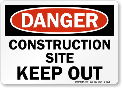 Construction Site Signs - MySafetySign.com