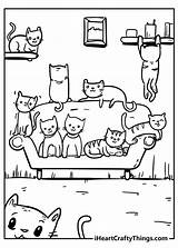 Cute Cat Coloring Pages  100% Unique And Extra 2021 sketch template