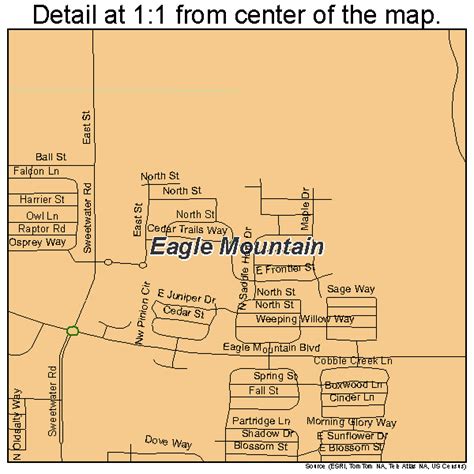 Eagle Mountain Utah Street Map 4920810