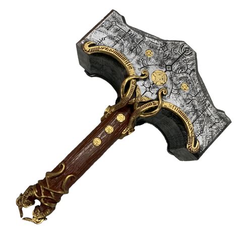 God of War - Thor's "Mjolnir" Hammer (Resin) - Fire and Steel