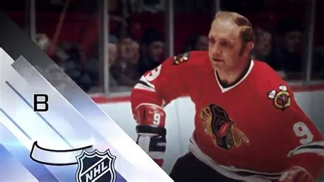 Bobby Hull used slap shot to win three scoring titles - video dailymotion