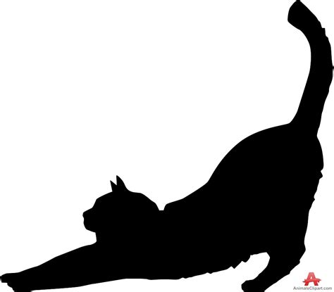 Stretching Cat Drawing - ClipArt Best