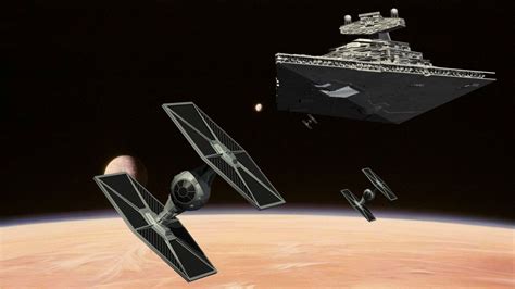 wars, destroyer, star, an Imperial cruiser, 1080P, tie, fighter, star wars, illustration, Star ...