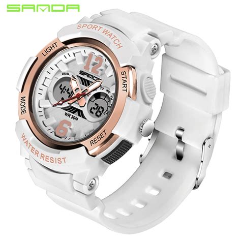 2019 Watch Women Sports Watches Ladies Waterproof Digital Quartz ...