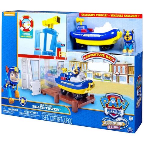 Paw Patrol Adventure Beach Sea Patrol Beach Tower Playset - Walmart.com - Walmart.com