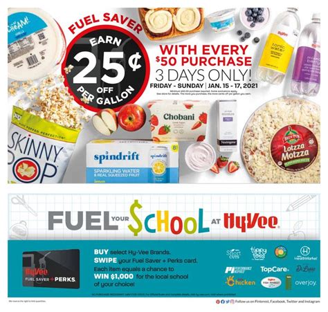 Hy-Vee Special Ad - 3-day fuel saver sale | Fuel saver, Savers, Ads