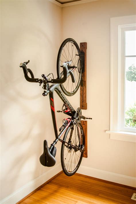 Bike Rack 3' Vertical Wall Mount Adjustable with Wall by ZivotUSA # ...