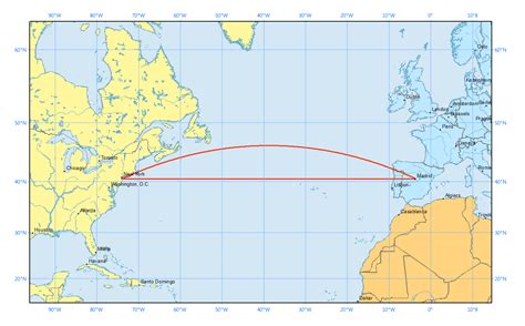 Why Are Great Circles the Shortest Flight Path? - GIS Geography