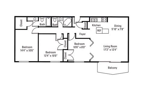 Studio, 1, 2, & 3 Bedroom Floorplans | The Drake Apartments