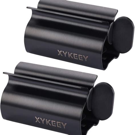 Toothpaste Tube Squeezer – Set of 2 Matt Black | XYKEEY Toothpaste Tube Squeezer