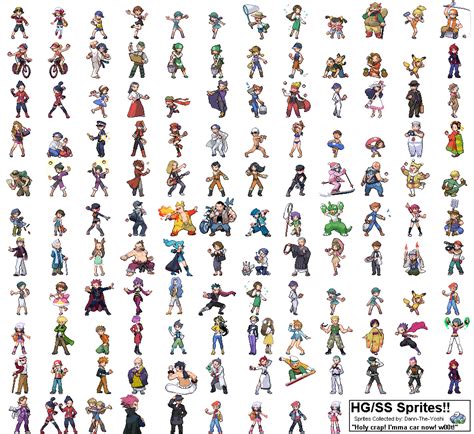 Pokemon HG-SS Trainer Sprites by Dann-The-Yoshi.deviantart.com on @DeviantArt | Pokemon sprites ...