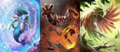 Gen 7 starters: Decidueye - Incineroar - Primarina by KeiNhanGia.deviantart.com on @DeviantArt ...