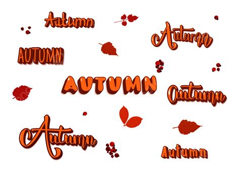 Autumn Quote Vector Design Images, Set Of Vector Autumn Quotes, Autumn ...