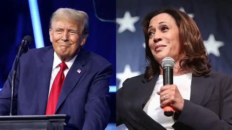 Kamala Harris vows to debate Trump's empty podium if he skips September ...