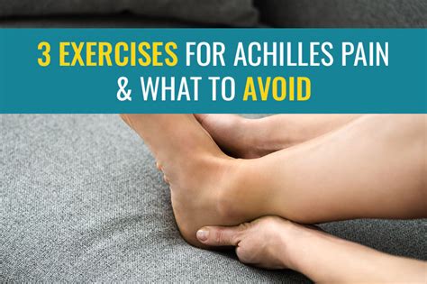 Exercises for Achilles pain – Three gentle moves to get your rehab going