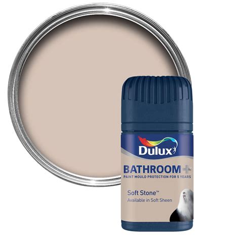 Dulux Bathroom Soft Stone Soft Sheen Emulsion Paint 50ml Tester Pot ...