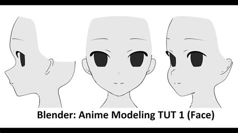 Timelapse - Blender 2.73: Anime Modeling 1 (Face) - YouTube