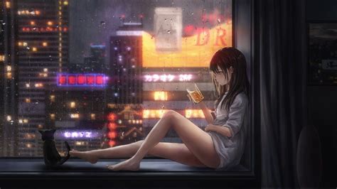 Anime Girl Night Wallpapers - Top Free Anime Girl Night Backgrounds - WallpaperAccess