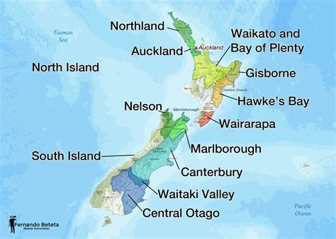 New Zealand Wine Regions Cheat Sheet: Map By Clear Lake, 47% OFF