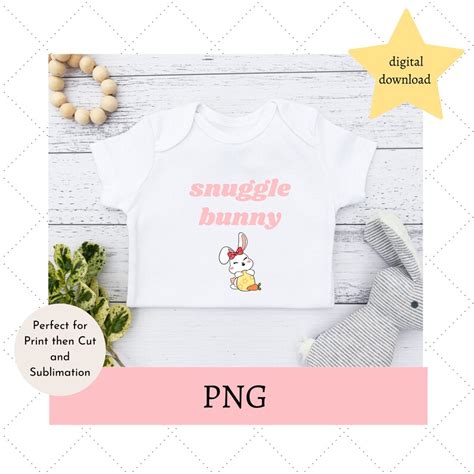 Snuggle Bunny Png Easter Digital Download | Etsy