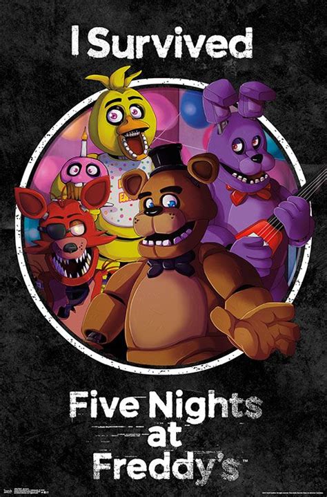 Five Nights at Freddy's - Survived Poster Mount Bundle - Walmart.com | Five nights at freddy's ...