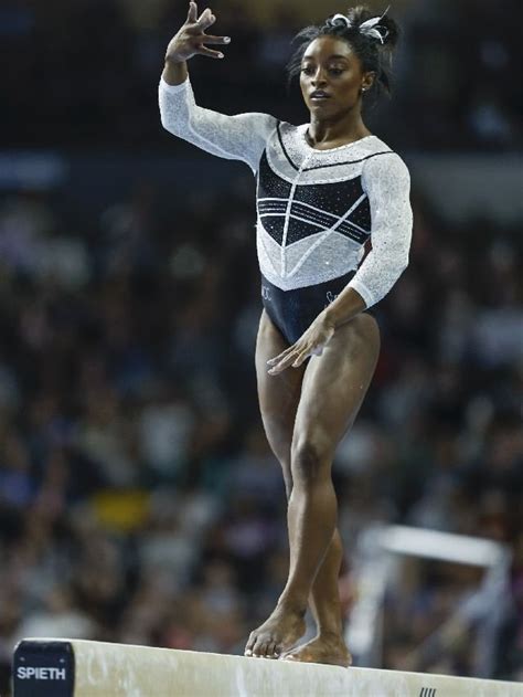 Simone Biles returns to gymnastics competition at US Classic