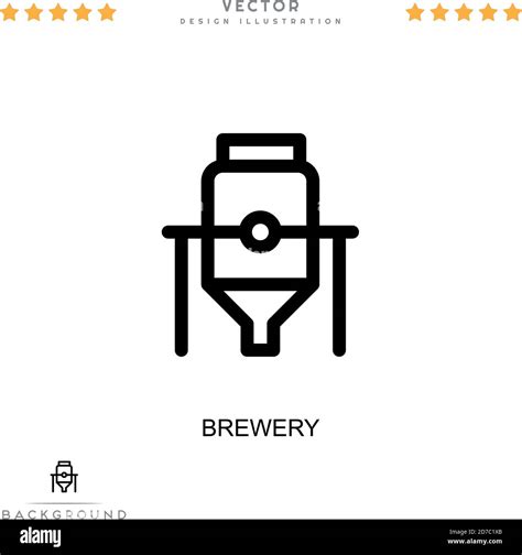 Brewery icon. Simple element from digital disruption collection. Line Brewery icon for templates ...