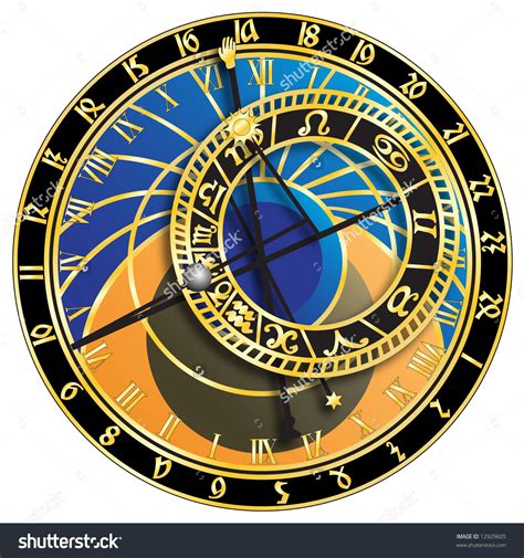 Astronomical clock clipart - Clipground