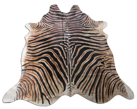 Zebra Cowhide From Brazil/ Dark Zebra Print Cowhide Rug - Etsy