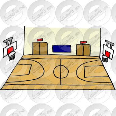 Gymnasium Picture for Classroom / Therapy Use - Great Gymnasium Clipart