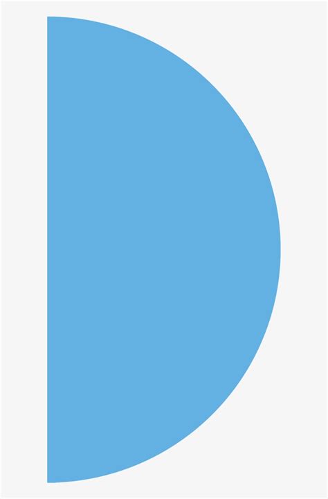 Half Circle Blue Circle - Circle Transparent PNG - 599x1191 - Free Download on NicePNG