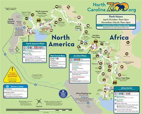 North Carolina Zoo Habitats, Exhibits, & Map - Kid Friendly Triad