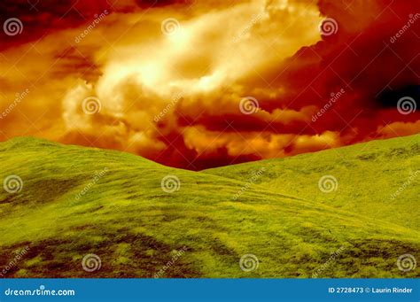 Grassy Knoll stock image. Image of grass, serenity, mountain - 2728473