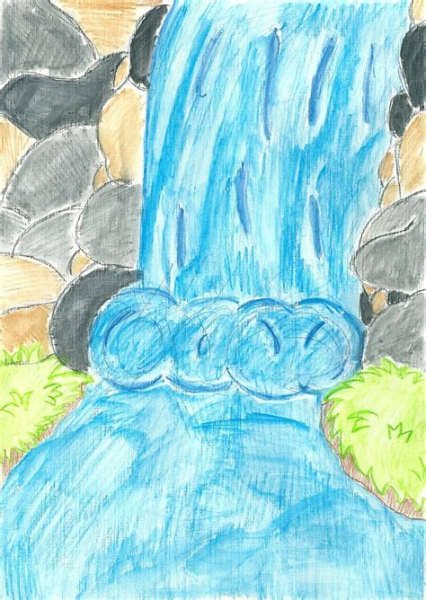 Easy Waterfall Drawing at GetDrawings | Free download