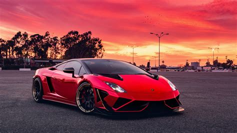 Red Lamborghini Gallardo, HD Cars, 4k Wallpapers, Images, Backgrounds, Photos and Pictures