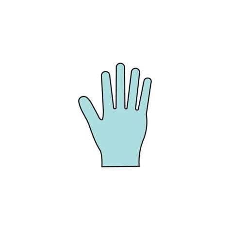 gloves logo design template 10835717 Vector Art at Vecteezy