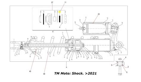 TM Racing Shock Absorber - Service Parts. - TM UK: TM Racing 'Moto ...