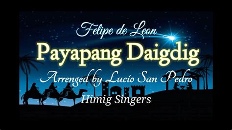 PAYAPANG DAIGDIG - YouTube