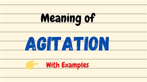 Agitation Meaning | Daily vocabulary | Vocabgram - YouTube