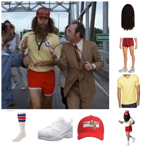 Forrest Gump Halloween Costume for Guys with Beards | Beard halloween costumes, Halloween beard ...