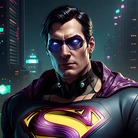 A beautiful cyberpunk Superman portrait by greg rutkowski and wl... - Arthub.ai