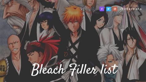 Bleach Filler Guide: Here's the Best Bleach Filler List You'll Ever ...