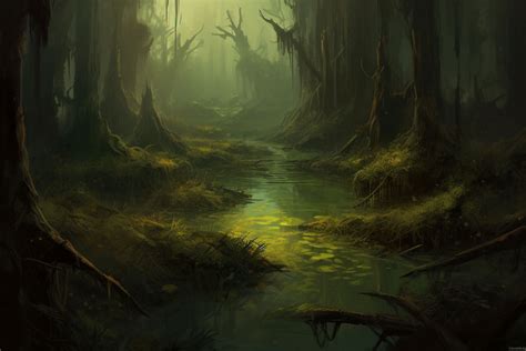 The Dark Swamp by MechaGalatea on DeviantArt