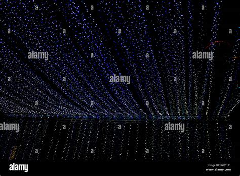 Christmas Decorations in Town Stock Photo - Alamy