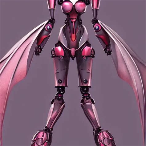 cute anthropomorphic female robot dragon doing an | Stable Diffusion