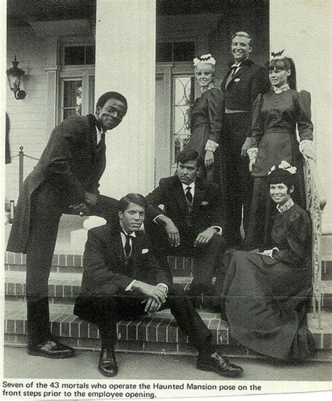 Disneyland Haunted Mansion cast members, opening day 1969 : r/thehauntedmansion