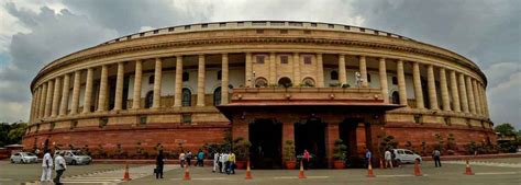 The Indian Parliament Building Stands In New Delhi, India, On Friday 4FB